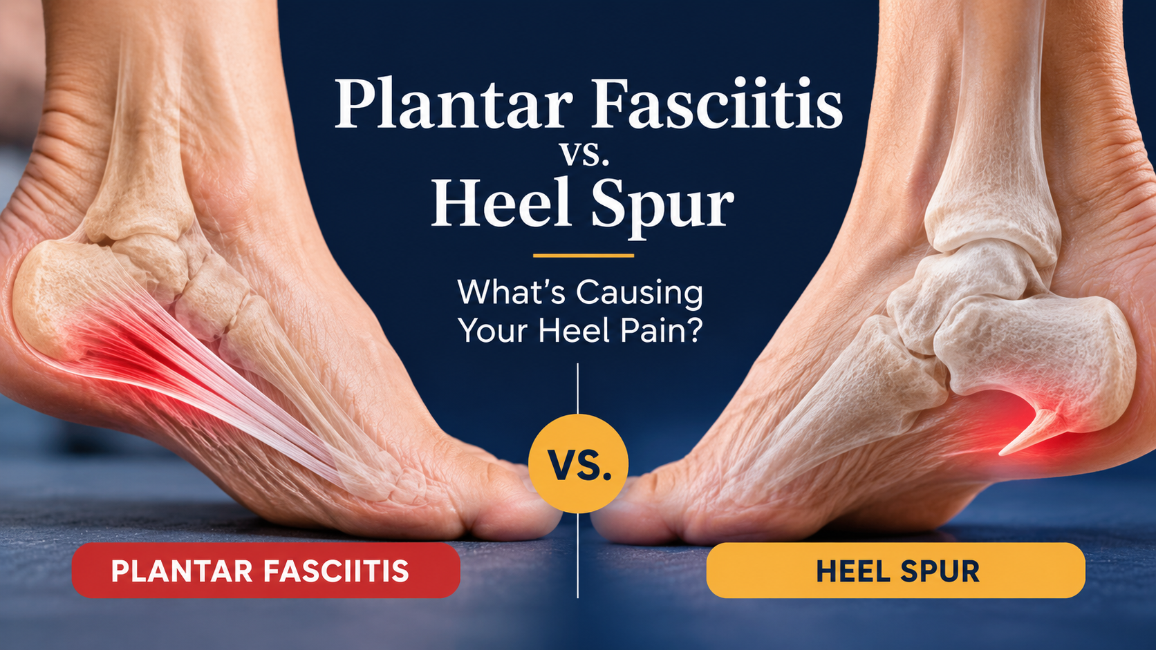 Plantar Fasciitis vs. Heel Spur